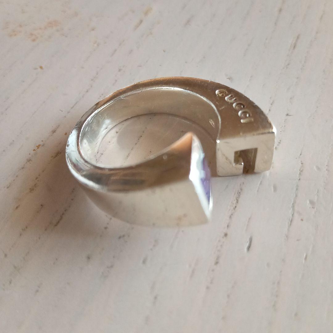 GUCCI シルバー アメジスト　リング