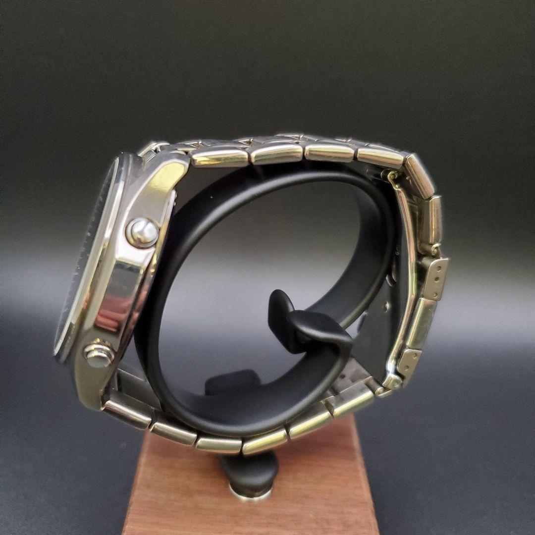 稼働品 カシオ リニエージ LCW-M100TS チタン ソーラー電波 シルバー