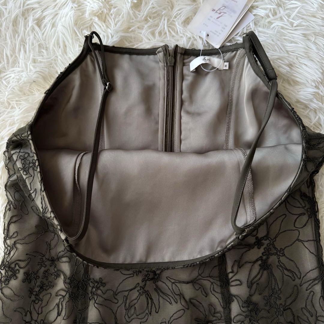 未使用】Lejaレジャ マーメイドキャミワンピース カーキ Mサイズ