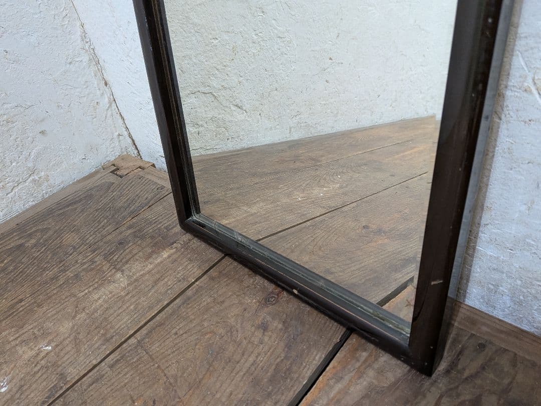 1125 ②アンティーク 大正浪漫 ウォールミラー 壁掛け式 鏡 姿見