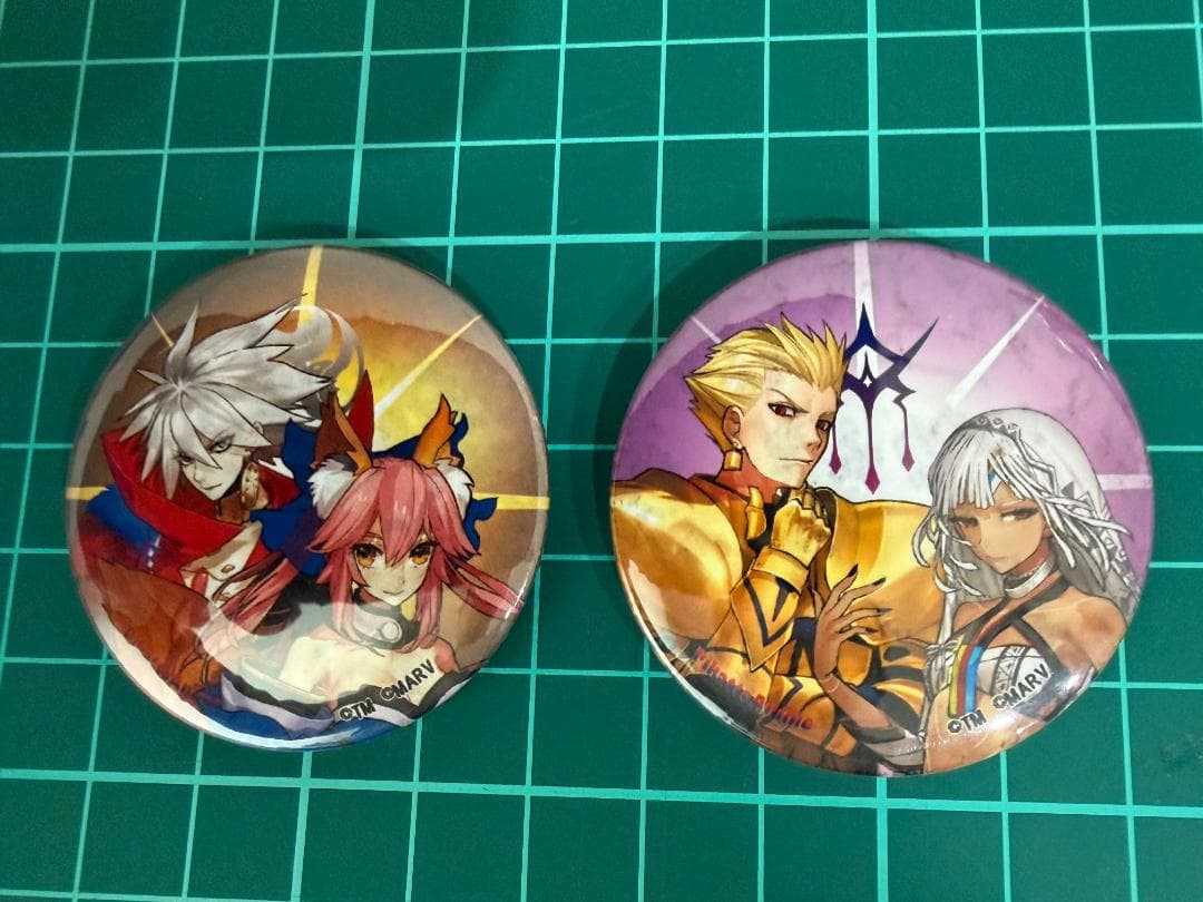 Fate/EXTELLA 缶バッジ カルナ 玉藻の前 ギルガメッシュ アルテラ