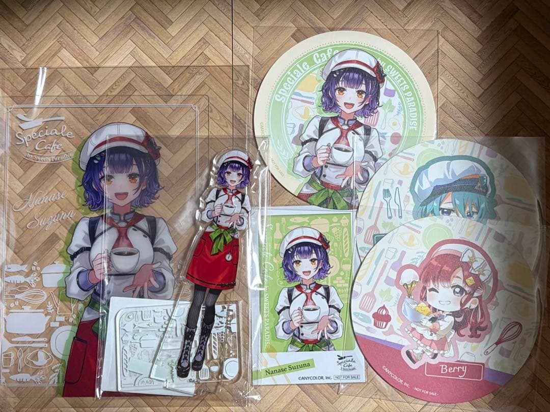 にじさんじ 七瀬すず菜 スイパラ アクリルスタンド カード コースター