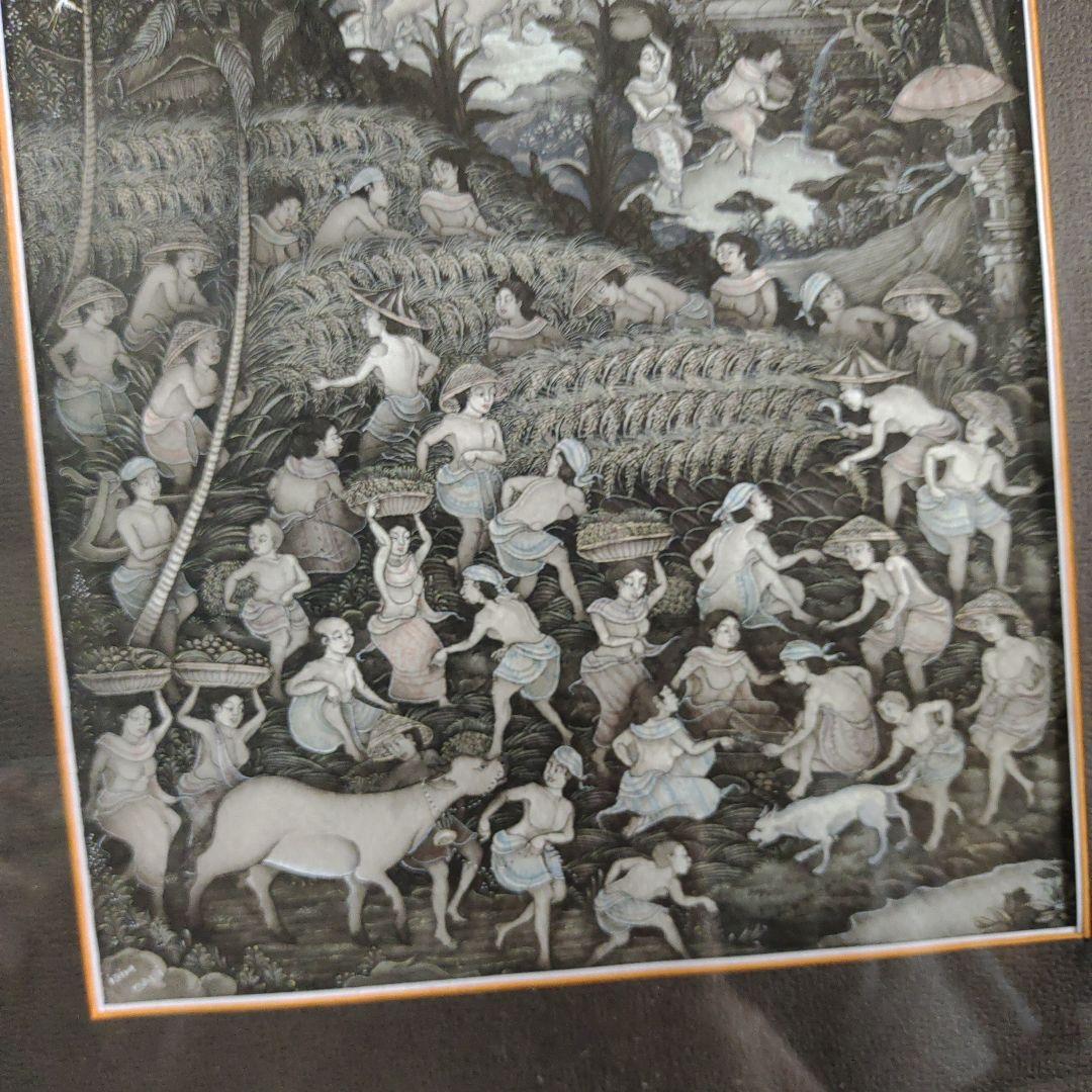 節約 バリ島(ウブド)の絵画ギャラリーにて購入 ウブド バリ島(ウブド