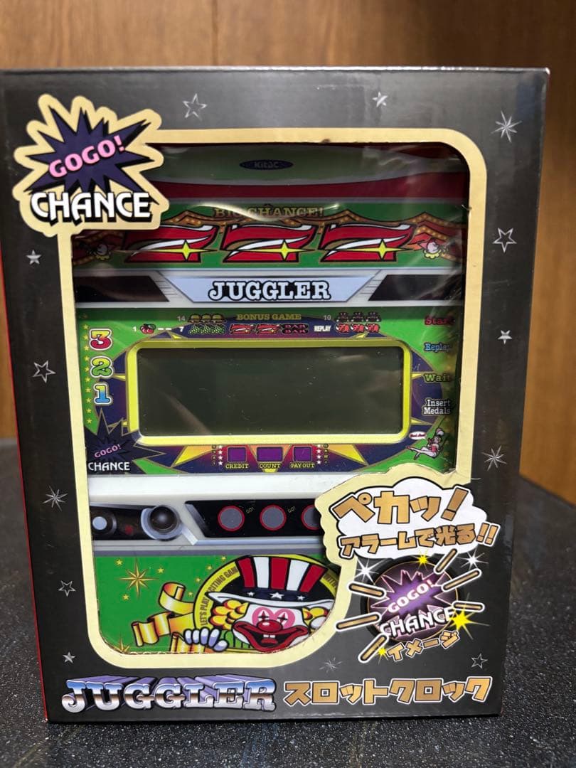 JUGGLER スロットマシン GOGO! CHANCE 時計 - メルカリ
