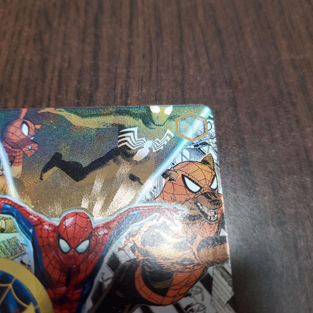 大いなる力と大いなる責任　スパイダーマン　箔押し　ディズニー100　SP