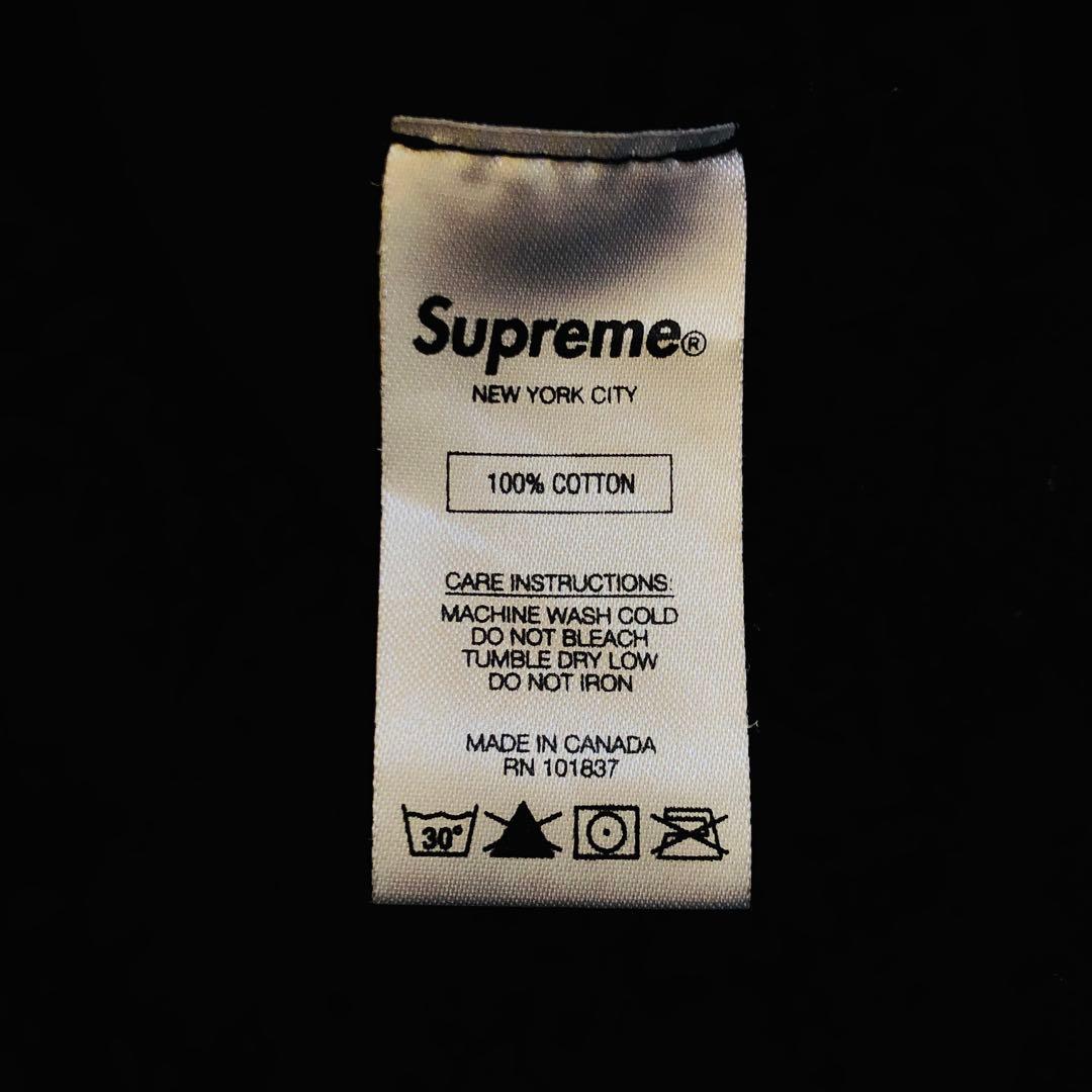 【大人気コラボ】シュプリーム コムデギャルソン ボックスロゴ パーカー S 黒