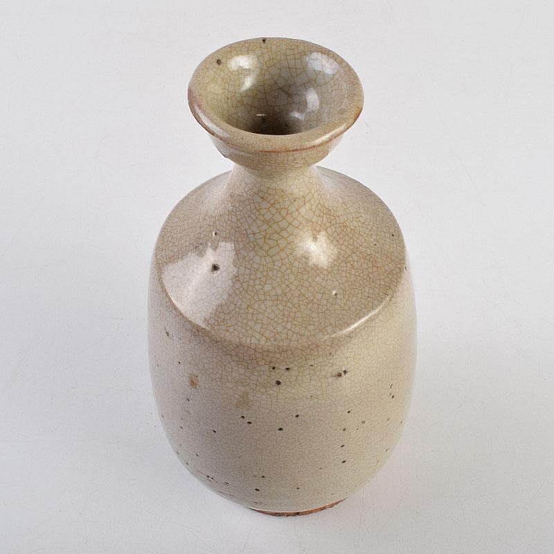 朝鮮美術 李朝 白磁 徳利 時代箱 M R9399