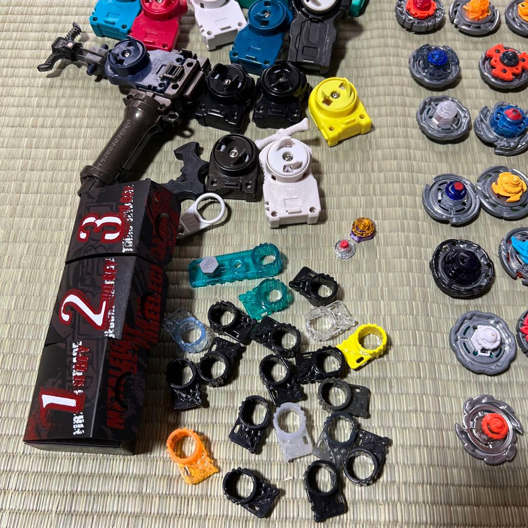 希少】メタルファイトベイブレード約70個ランチャー大量まとめ売り