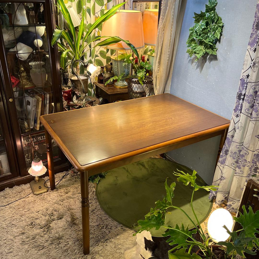 ヴィンテージ コロニアル ST メラミントップコンパクトダイニングテーブル