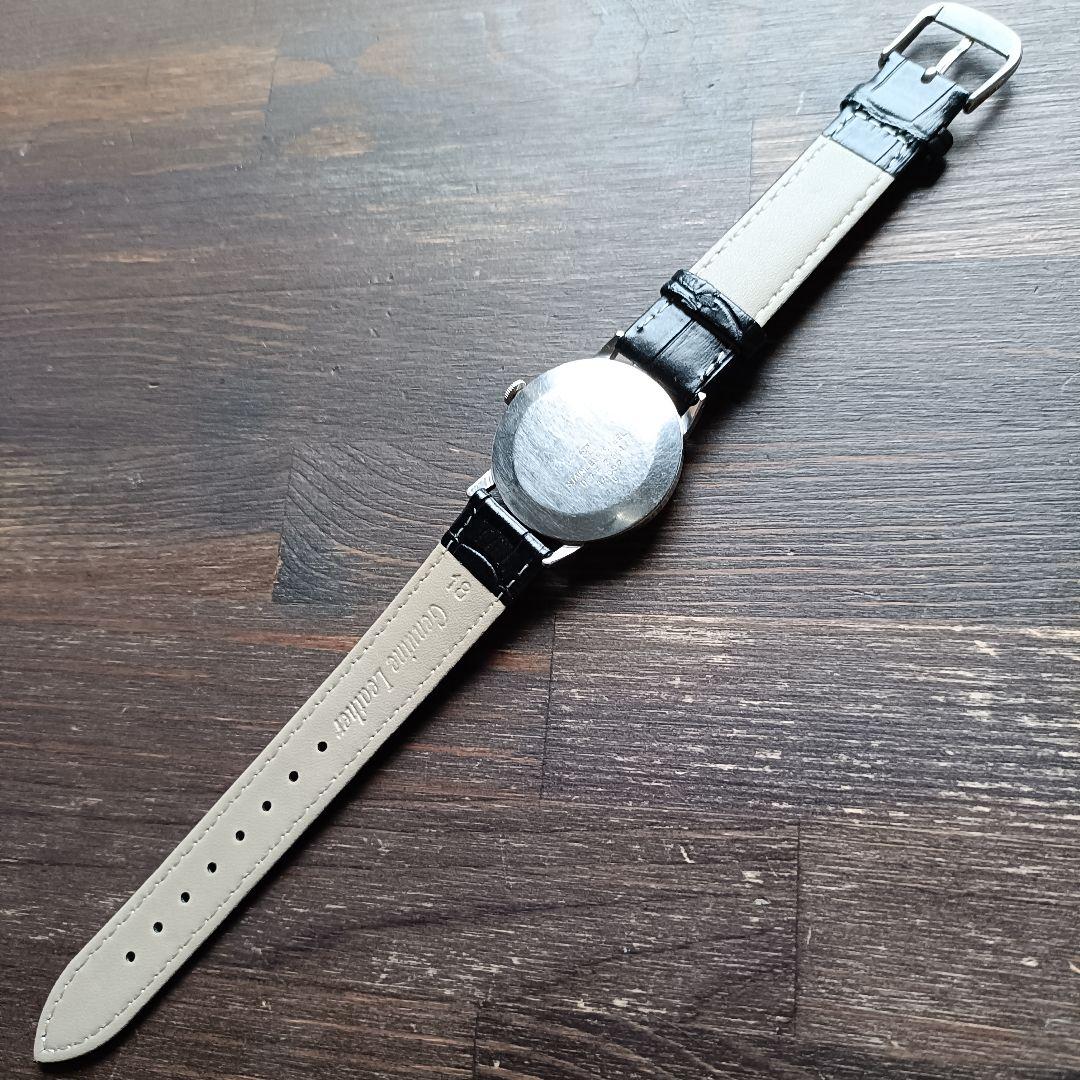 OH済みセイコー　ユニークSEIKO UNIQUE 15石SマークSS手巻き時計