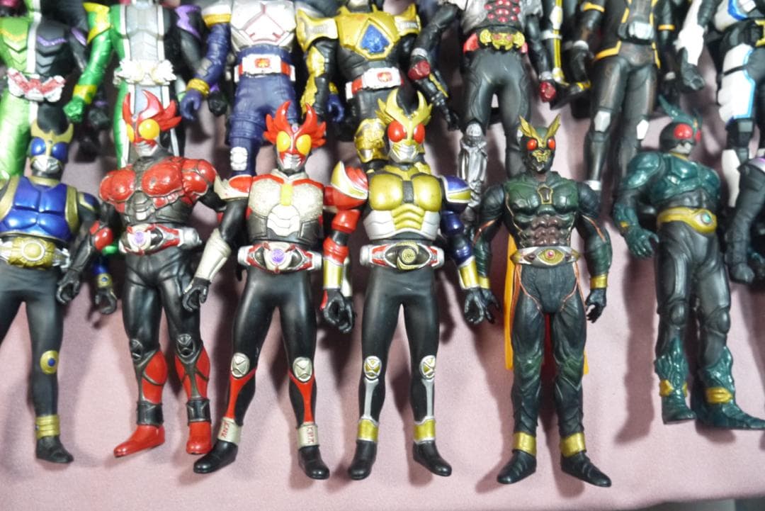 ライダーヒーローシリーズビッグサイズソフビフィギュア仮面ライダー94体