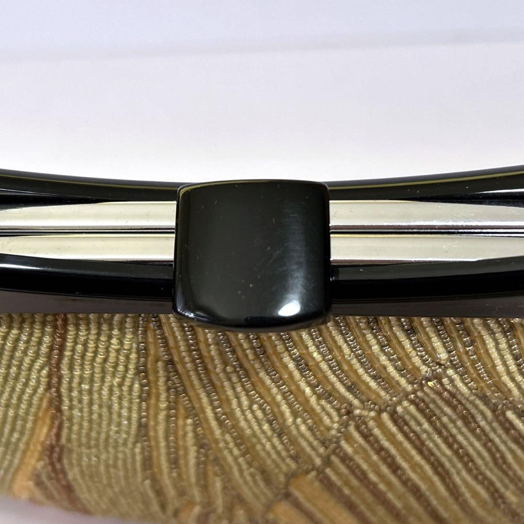 ✨美品✨総ビーズ 草履・バッグセット がま口 和装小物