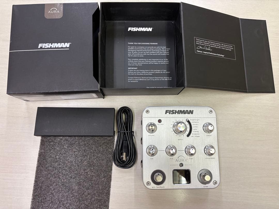 【美品】FISHMAN Aura Spectrum DI プリアンプ