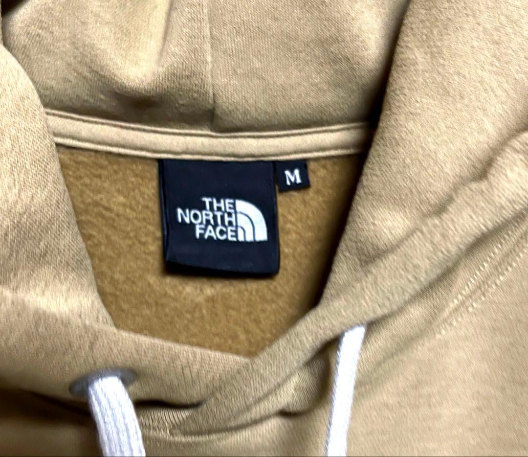 売切人気モデル◆ノースフェイル　スウェットパーカーMカーキ　スクエアロゴフーディ