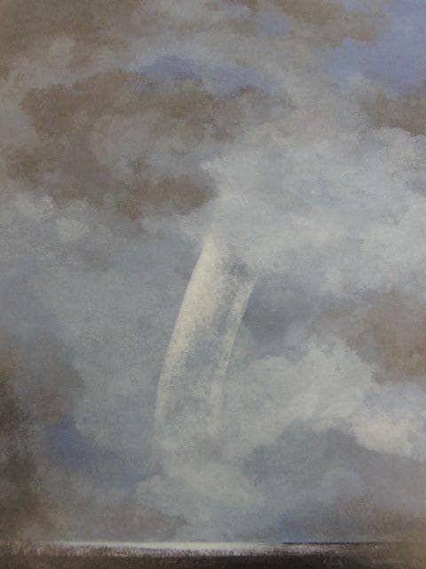 由里本出、【白虹】、希少な額装用画集より、新品額装付