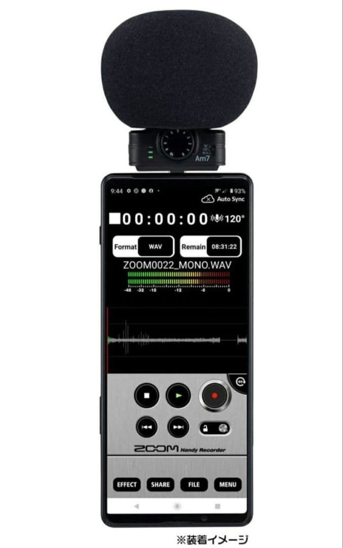 【美品】Zoom Am7 ステレオマイクロフォン for Android