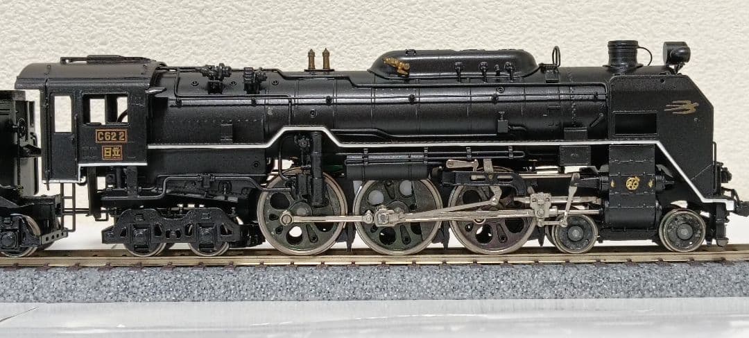 HOゲージ 天賞堂 Ｃ622号機蒸気機関車、モーター交換、メンテナンス済