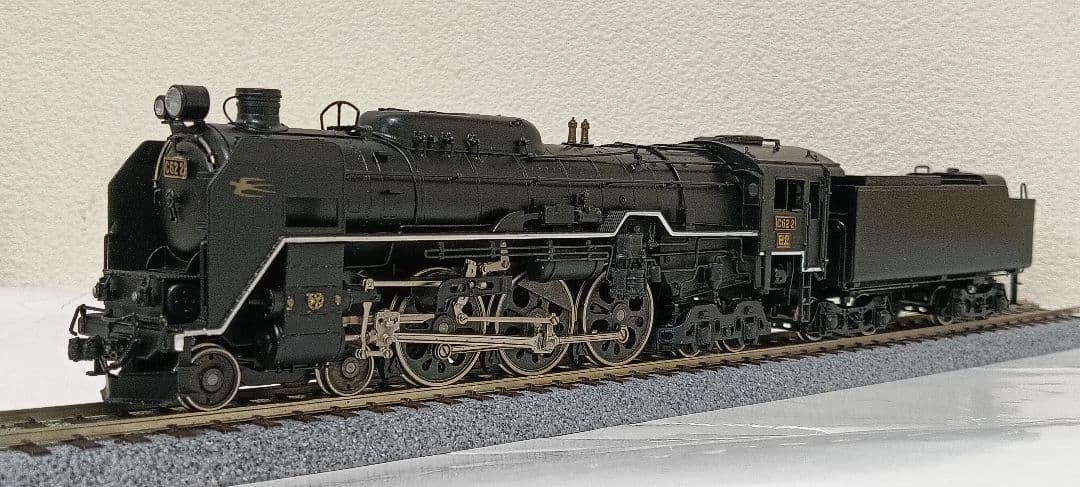 HOゲージ 天賞堂 Ｃ622号機蒸気機関車、モーター交換、メンテナンス済