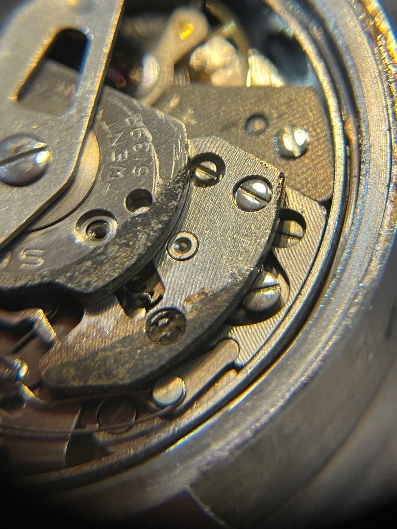 6139-8050 セイコー　スピードタイマー　不動ジャンク　巻棒抜　部品取りに