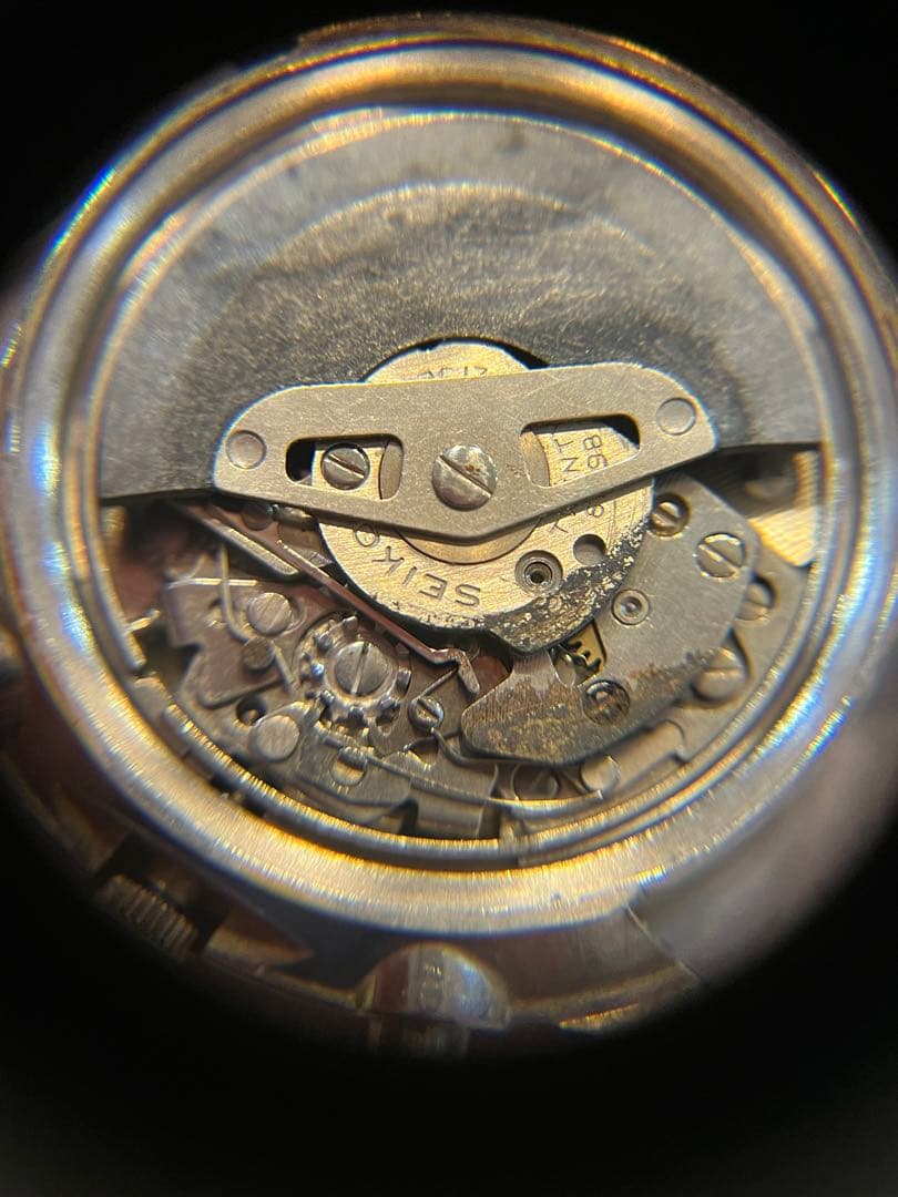 6139-8050 セイコー　スピードタイマー　不動ジャンク　巻棒抜　部品取りに