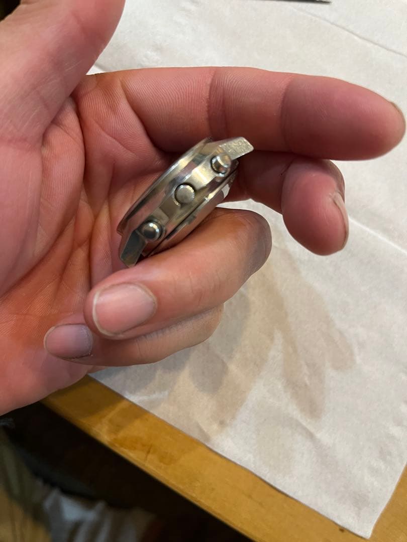 6139-8050 セイコー　スピードタイマー　不動ジャンク　巻棒抜　部品取りに