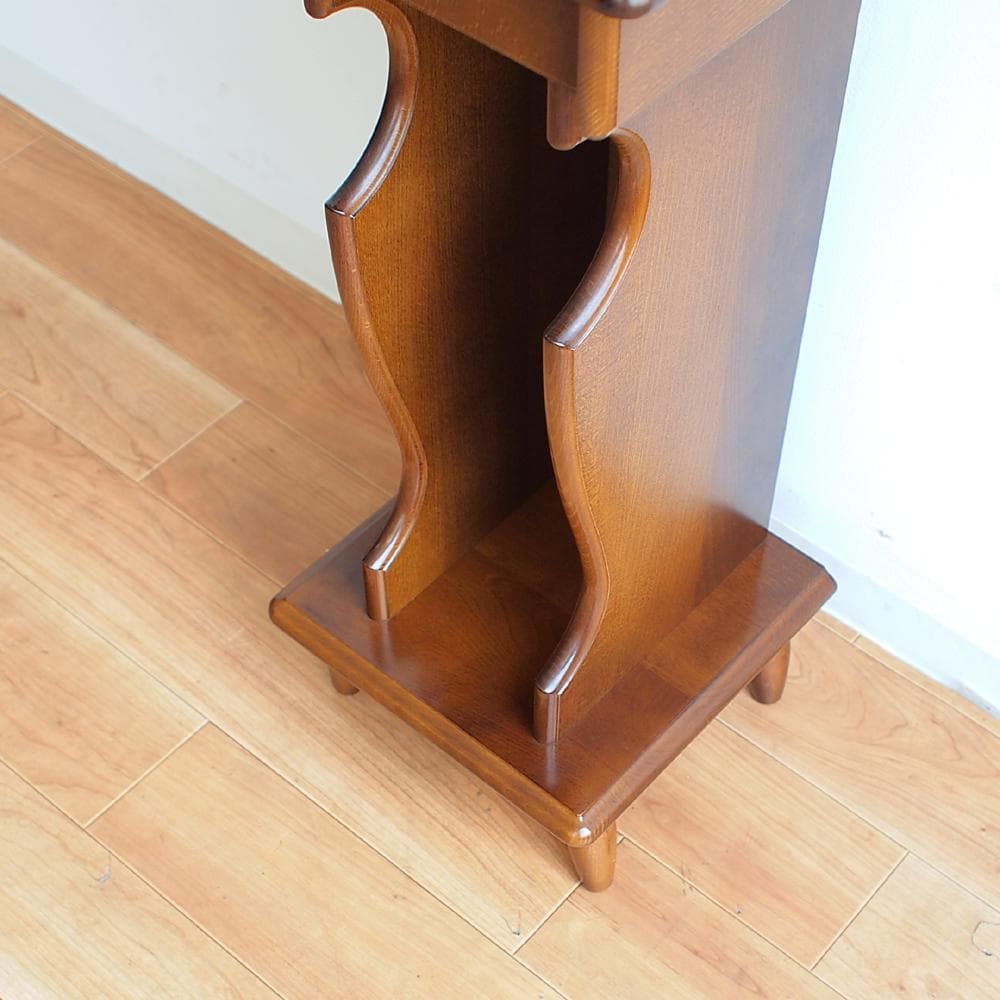 カリモク/karimoku コロニアル 電話台 レトロ ビンテージ カリモク