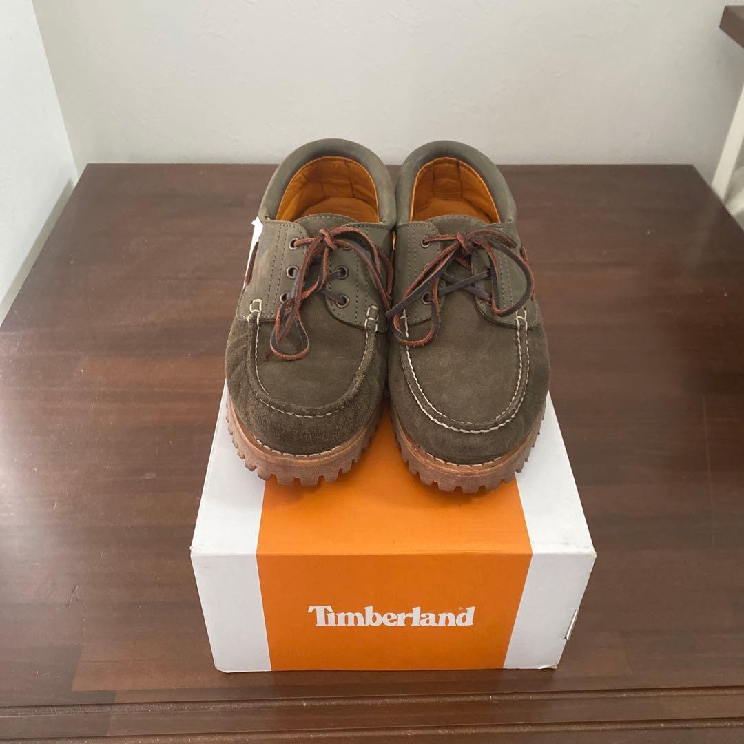 Timberland オリーブグリーン モカシン