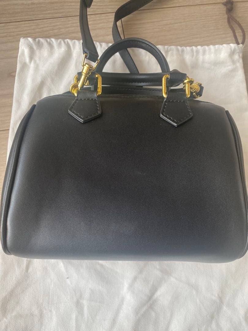 w*様 CELINE スモール ボストン キュイル トリオンフ ハンドバッグ ブ