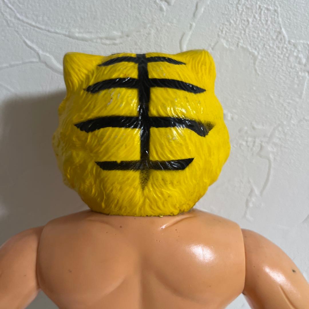 ⚠️1969年物　タイガーマスク　ヴィンテージ　ソフビ　ぼくらマガジン