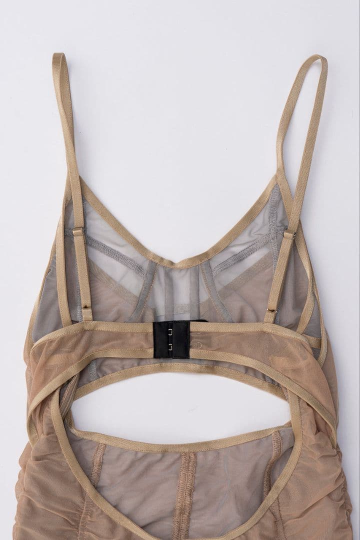 プランク プロジェクト/レイヤードチュールキャミボディスーツ