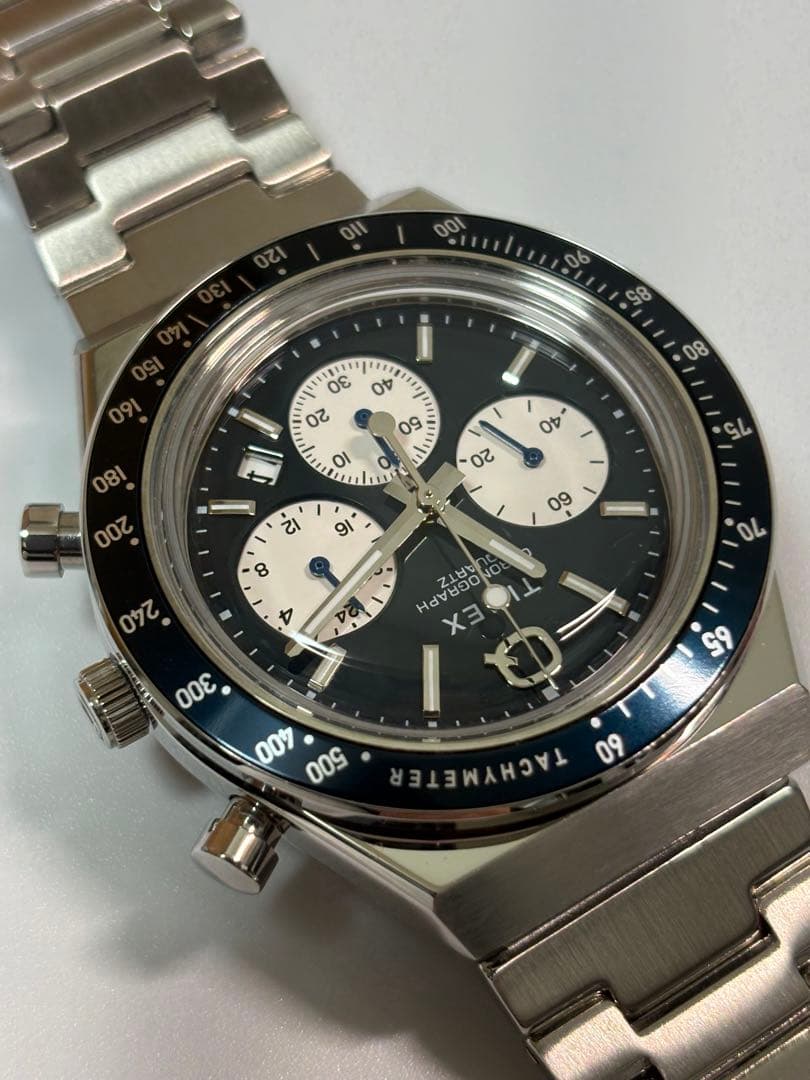 【美品】TIMEX QGents レトロクロノグラフクォーツ TW2W51600