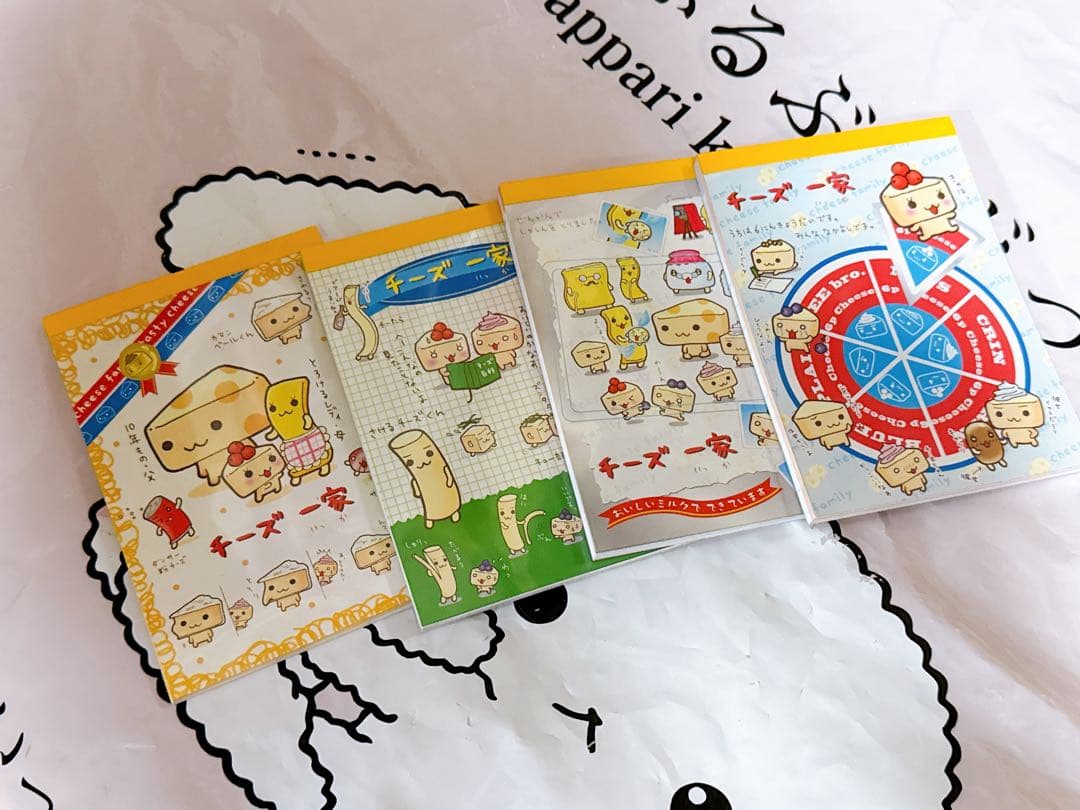 チーズ一家 メモ帳 セット サンエックス - チーズ一家 メモ帳 サンエックスの通販 by ap shop