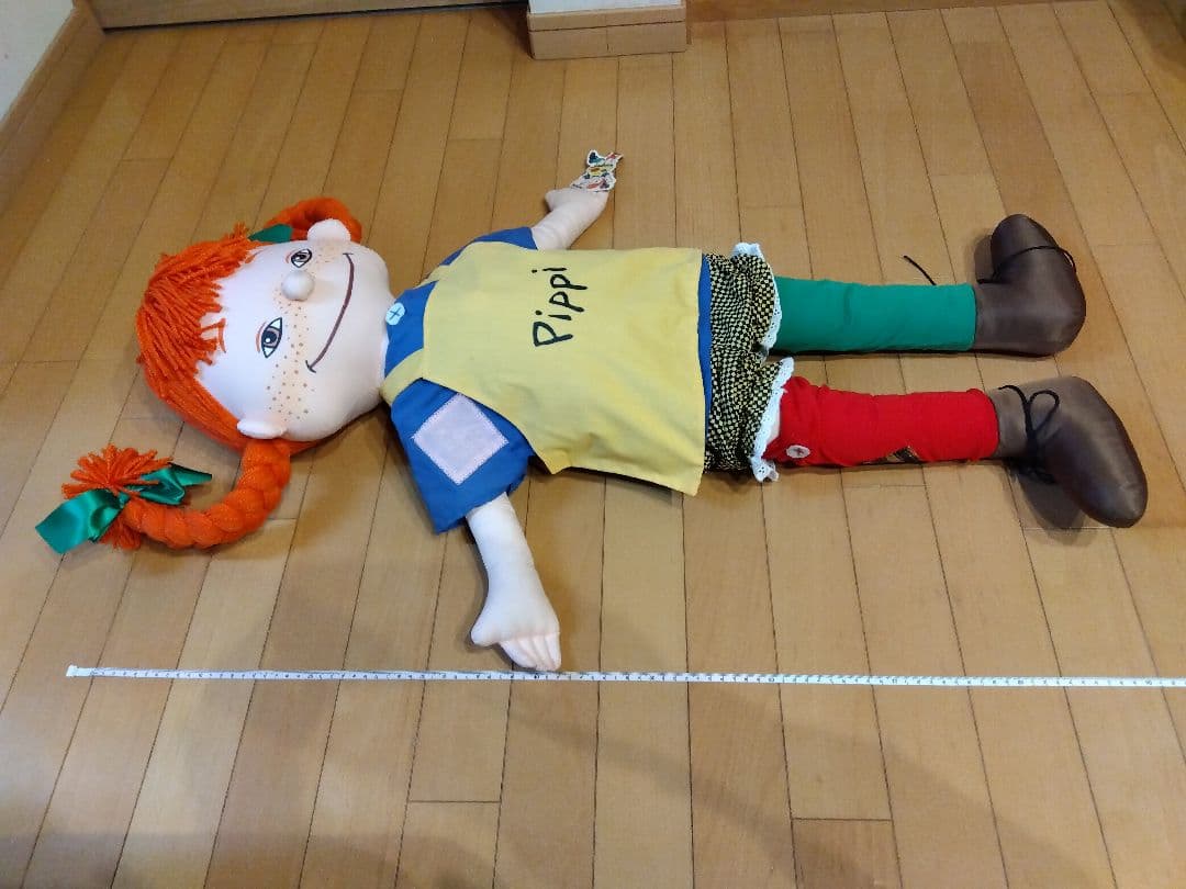 長くつ下のピッピ Pippi ぬいぐるみ 約90cm