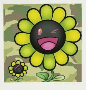 村上隆 版画 Murakami.Flower #11245 ジャングル迷彩