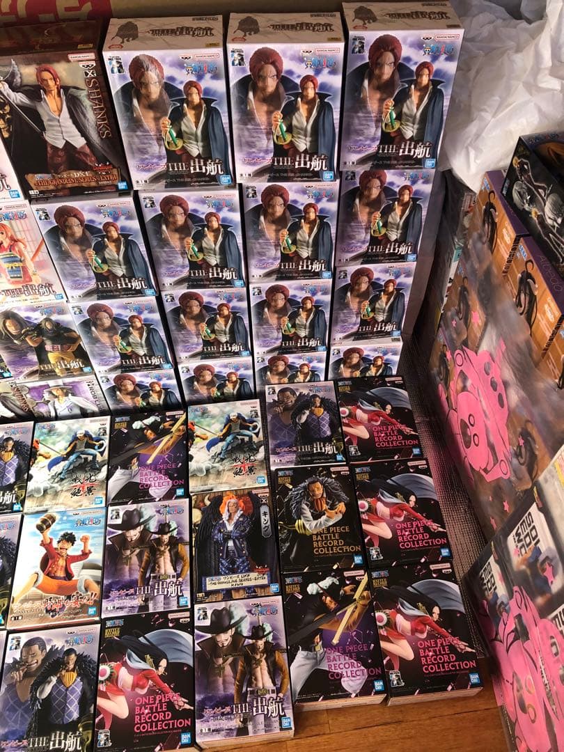 ワンピース　フィギュア　出航 シャンクス　クロコダイル　ミホーク　バトレコ63個