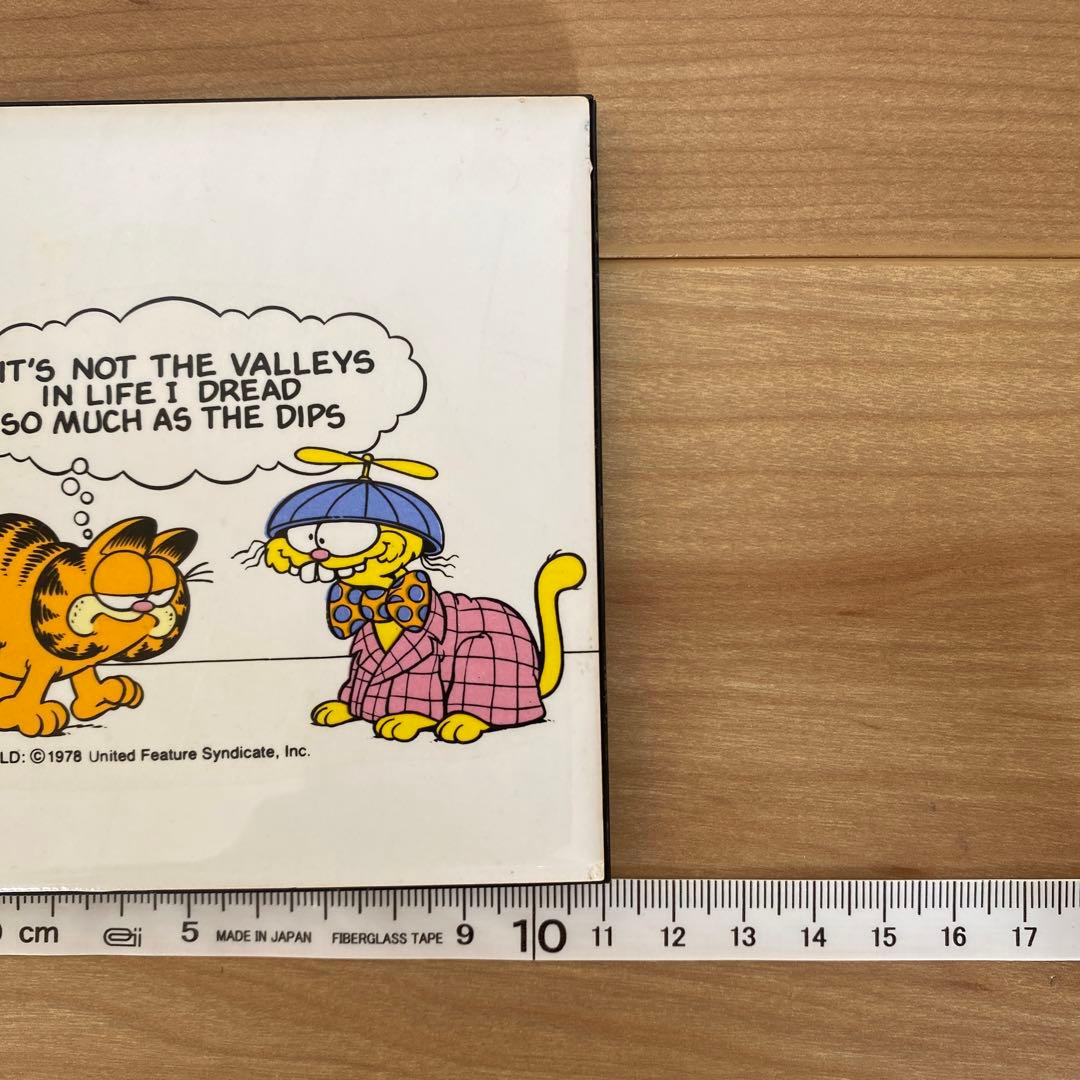 「ENESCO」ガーフィールド　ヴィンテージ　タイル　スタンド