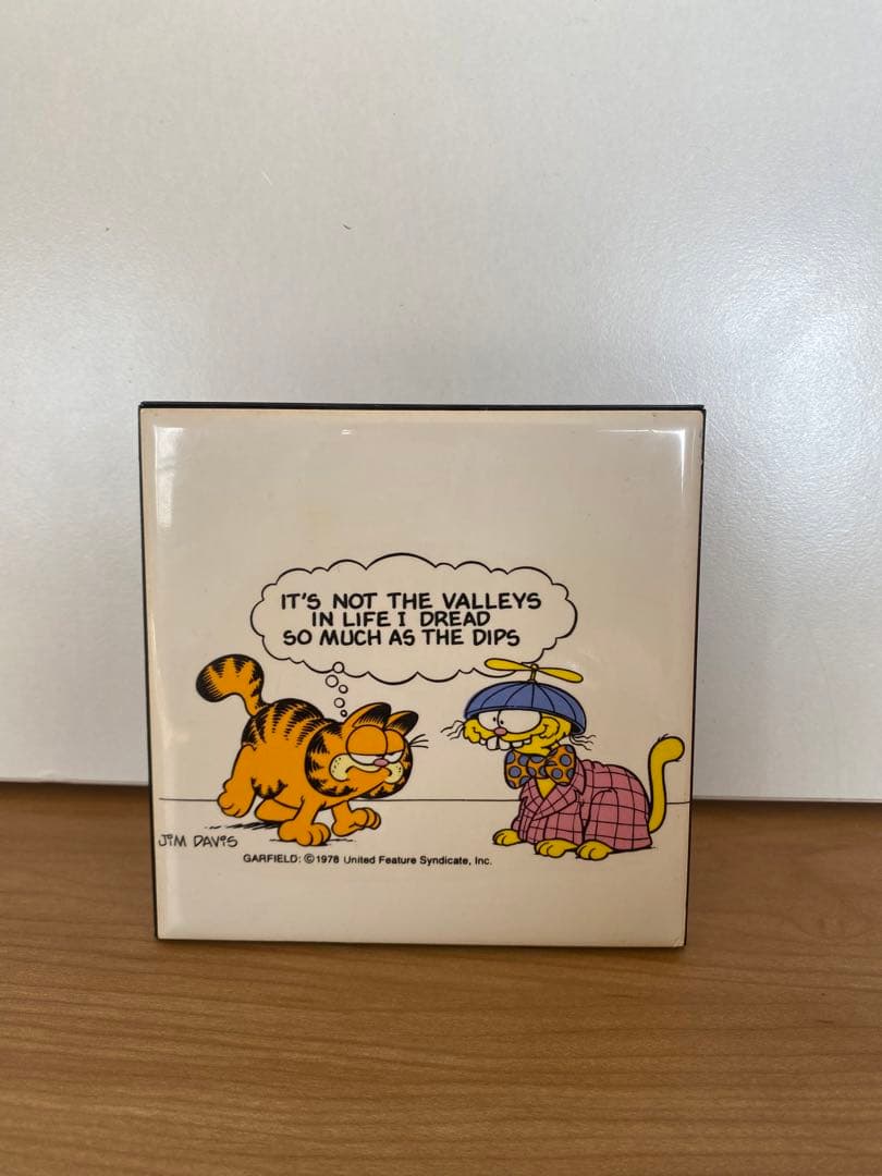「ENESCO」ガーフィールド　ヴィンテージ　タイル　スタンド