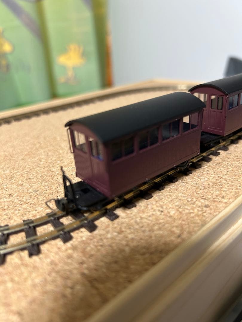 エンドウ　HOナロー 木曽森林B型客車 2両　難あり