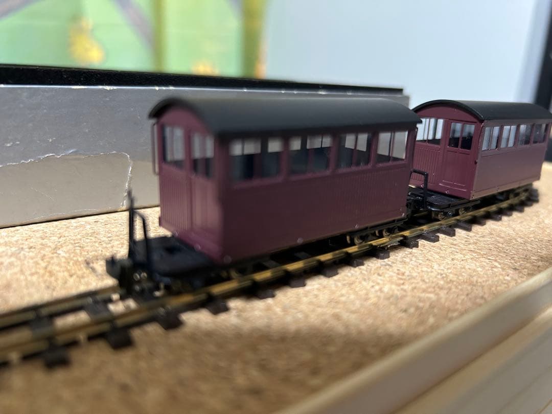 エンドウ　HOナロー 木曽森林B型客車 2両　難あり