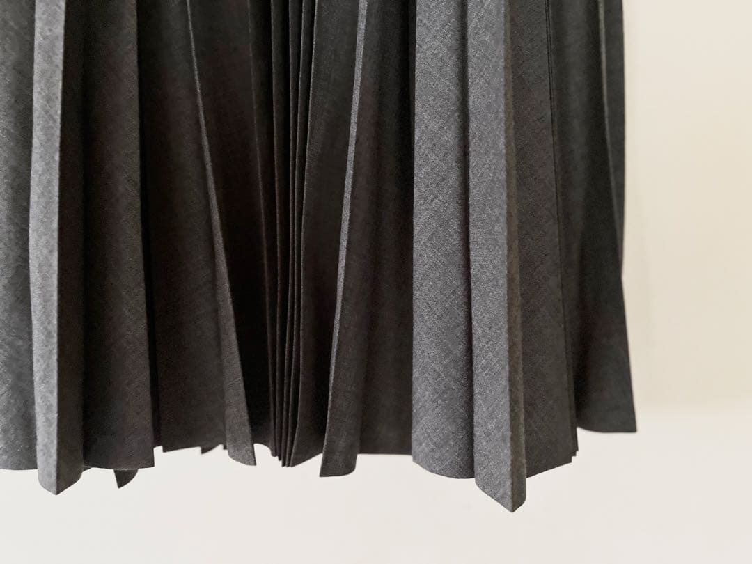 極美 マーガレットハウエル×フォックスブラザーズ アコーディオンプリーツスカート