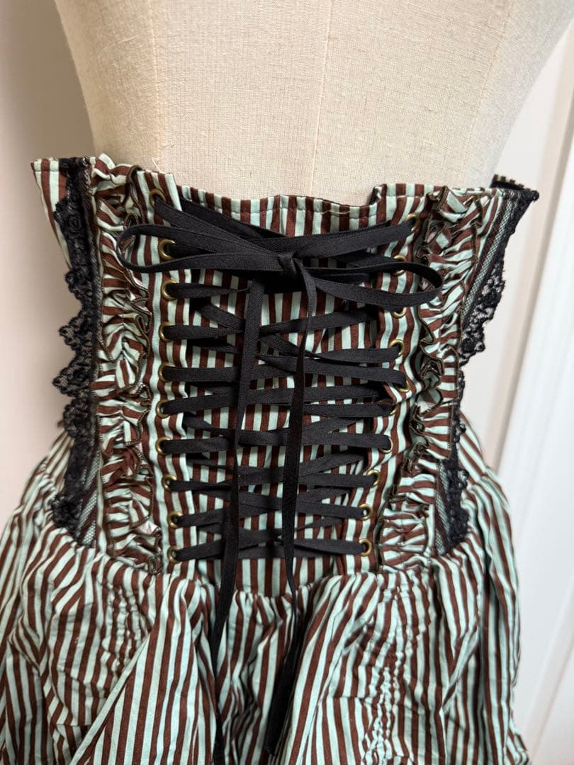 Atelier PIERROTチョコミントコルセットスカート　ロリータ