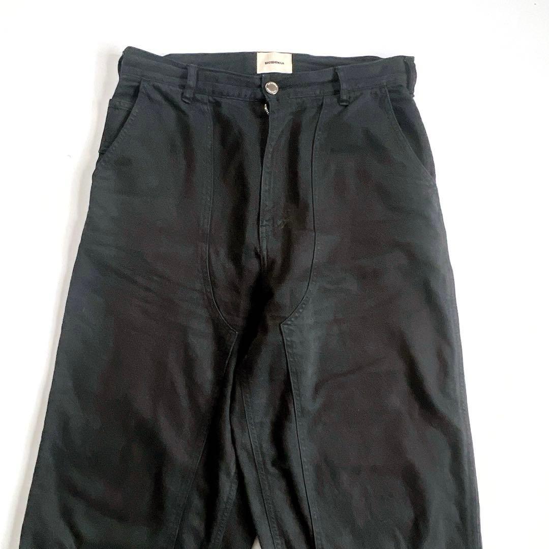 シシクイ THE SHISHIKUI Painter pants BLACK38