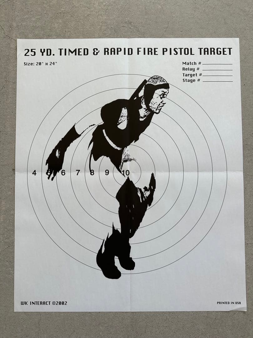 WK INTERACT 2002 PISTOL TARGET