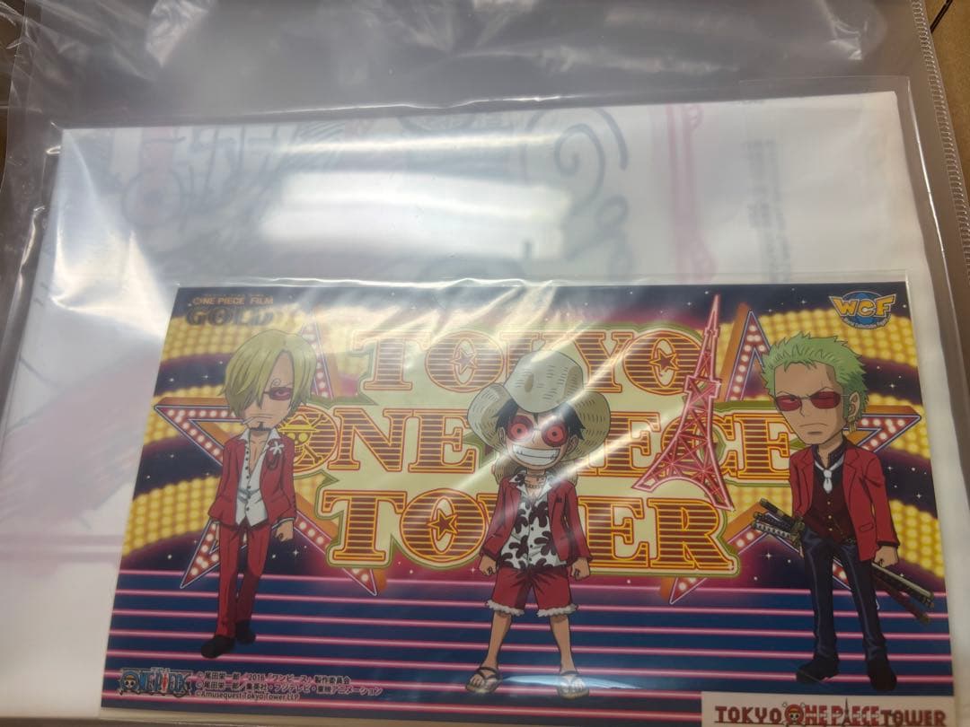 ONE PIECE FILM GOLD 東京ワンピースタワー ルフィゾロサンジ