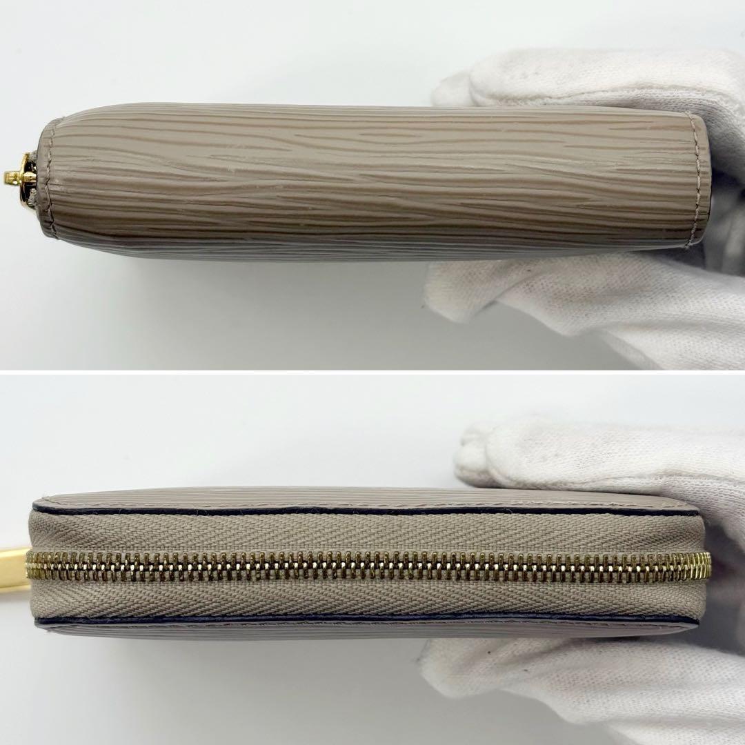 美品 ルイヴィトン エピ ジッピーパース 小銭入れ ミニ財布 グレージュ
