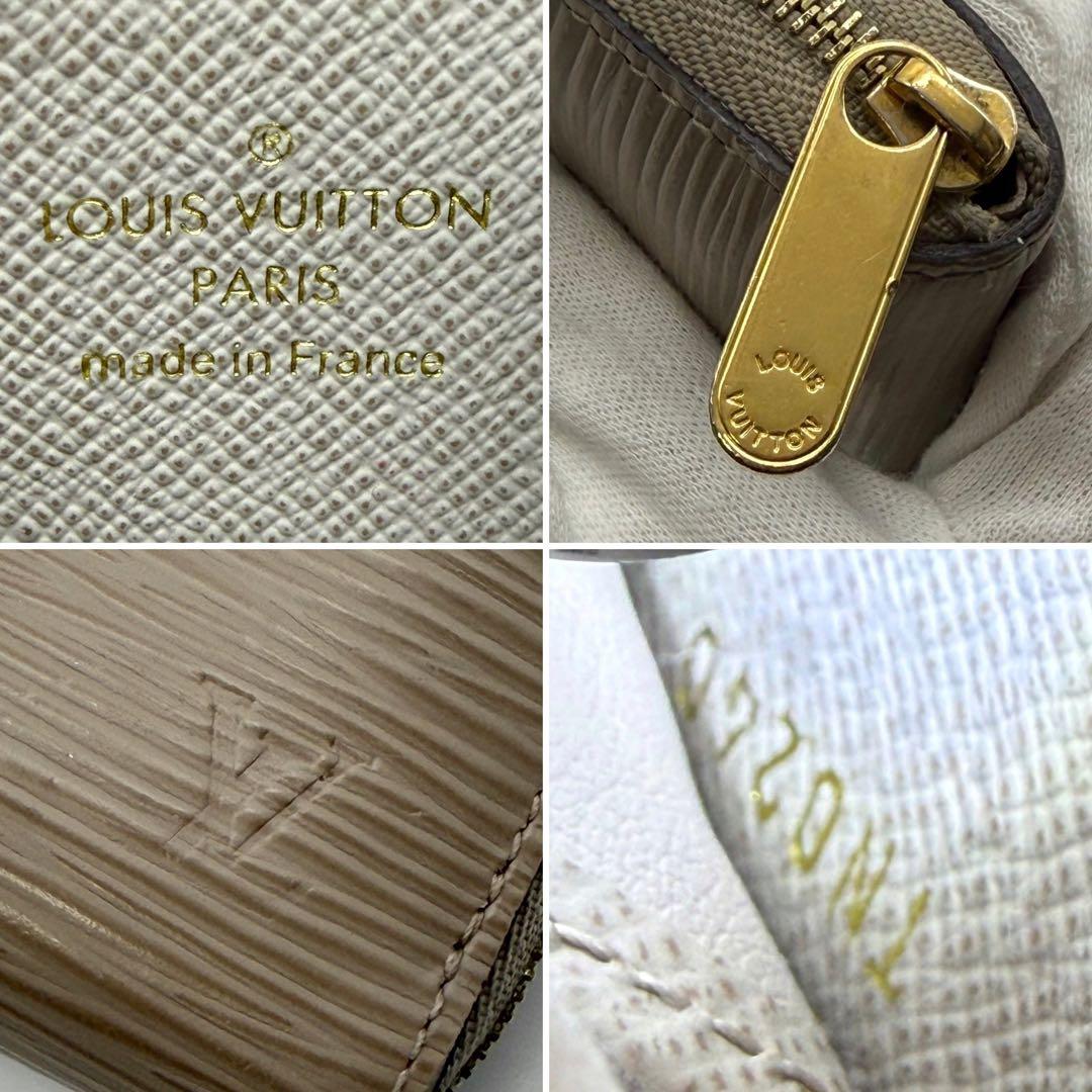美品 ルイヴィトン エピ ジッピーパース 小銭入れ ミニ財布 グレージュ