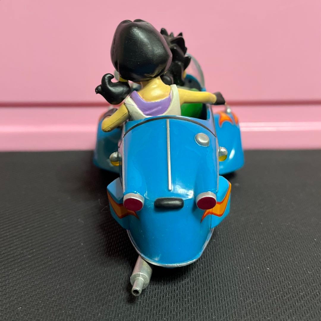 ドラゴンボールフィギュア 孫悟飯&ビーデル 車 フィギュア レア レトロ