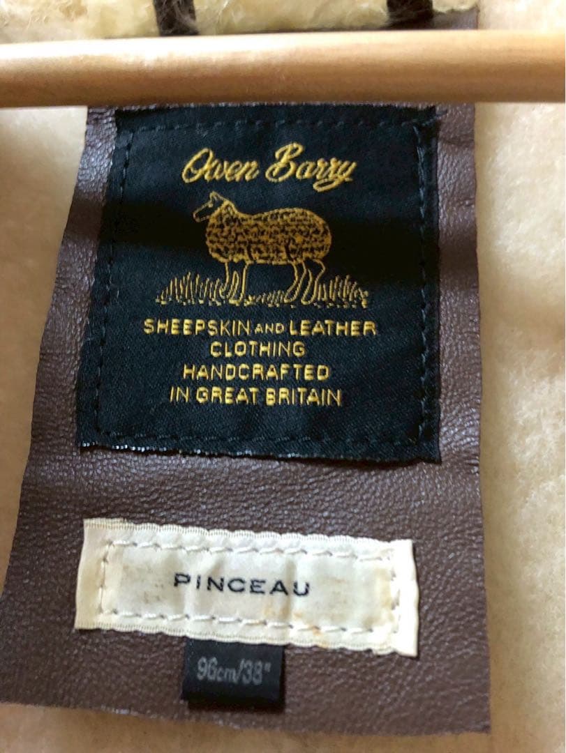 Owen Barry シープスキン　ムートンコート　英国製