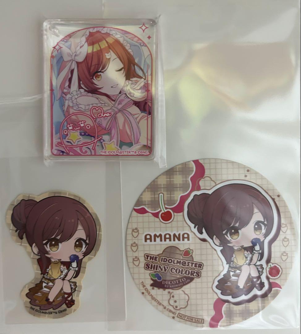大崎甘奈 アニメイトカフェ コロッタ ステッカー コースター