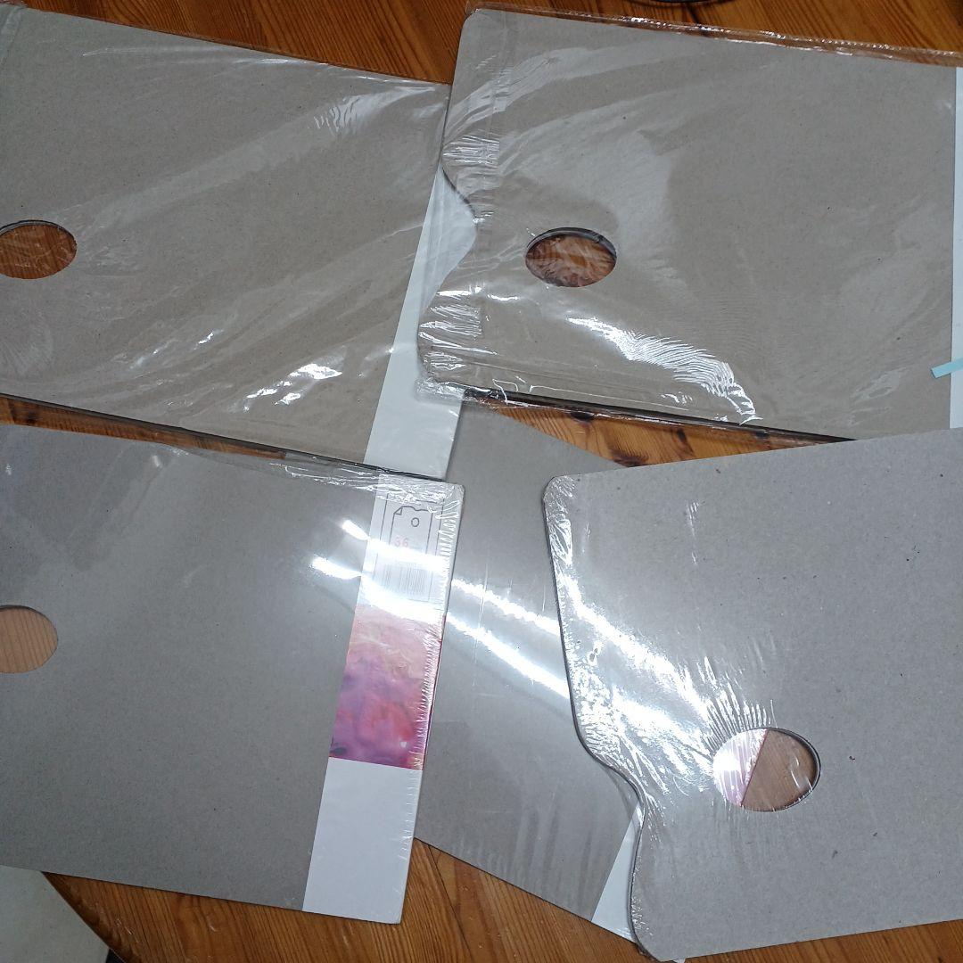 ペーパーパレット５点　油彩画・アクリル画・水彩画用 +　油画紙　８点 セット